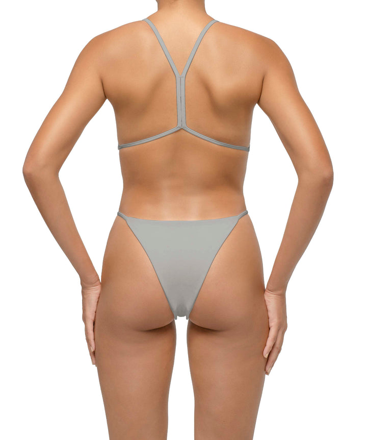 BSWS-S74 Binded Neckline Side Cutout One Piece