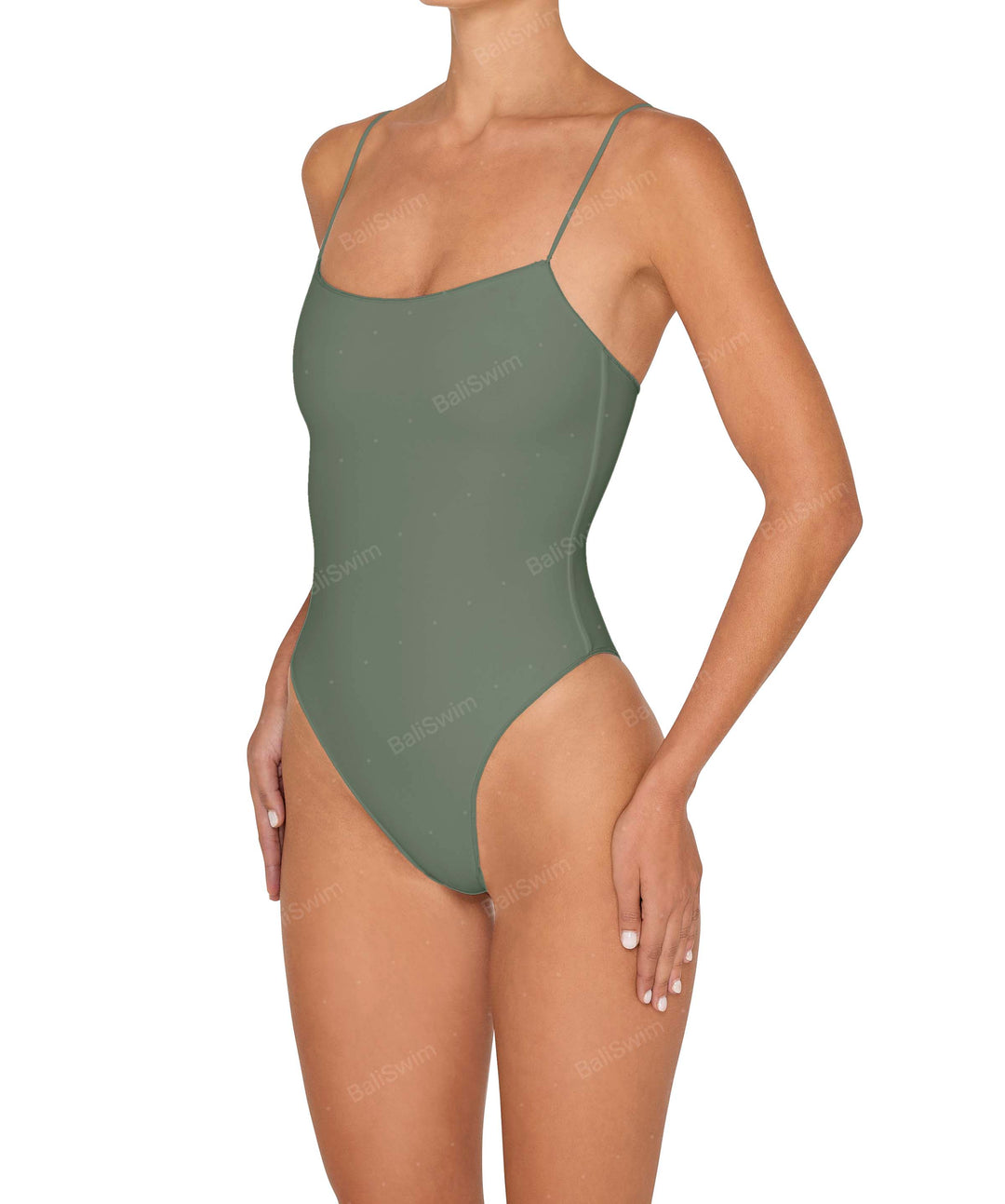 BSWS-S78 Corded Square Neck One Piece