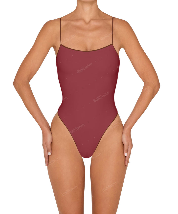 BSWS-S78 Corded Square Neck One Piece