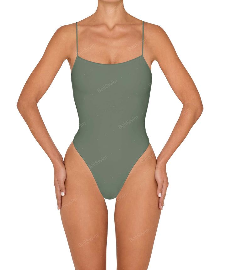 BSWS-S78 Corded Square Neck One Piece