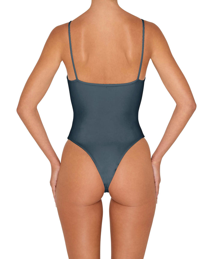 BSWS-S79 Square Neck One Piece With Rings
