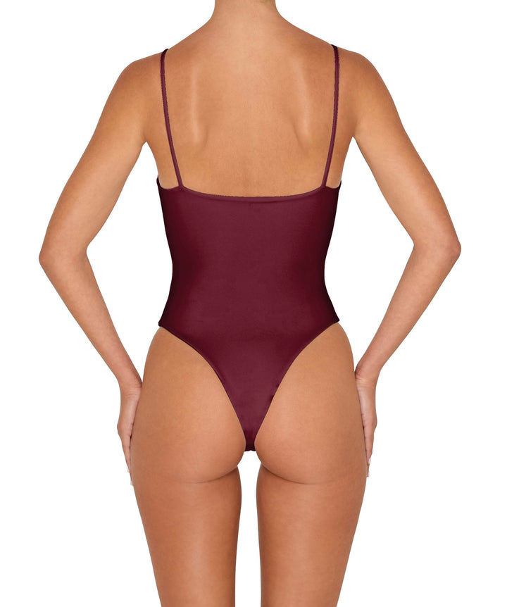 BSWS-S79 Square Neck One Piece With Rings
