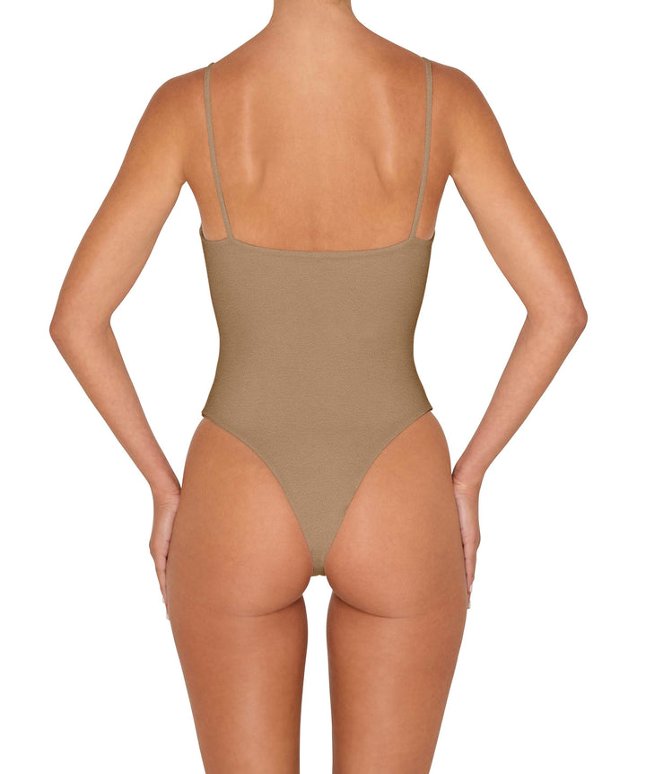 BSWS-S79 Square Neck One Piece With Rings