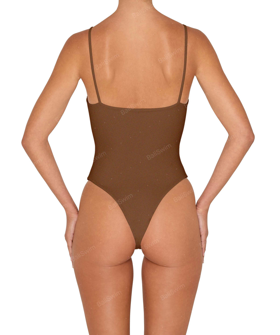 BSWS-S79 Square Neck One Piece With Rings