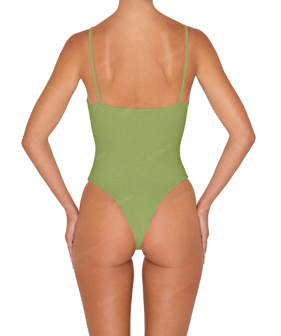 BSWS-S79 Square Neck One Piece With Rings