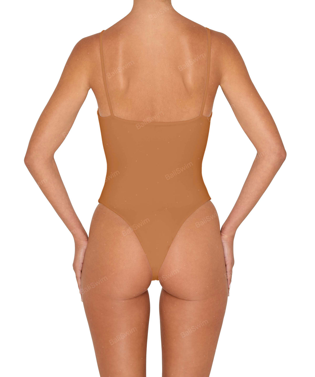 BSWS-S79 Square Neck One Piece With Rings