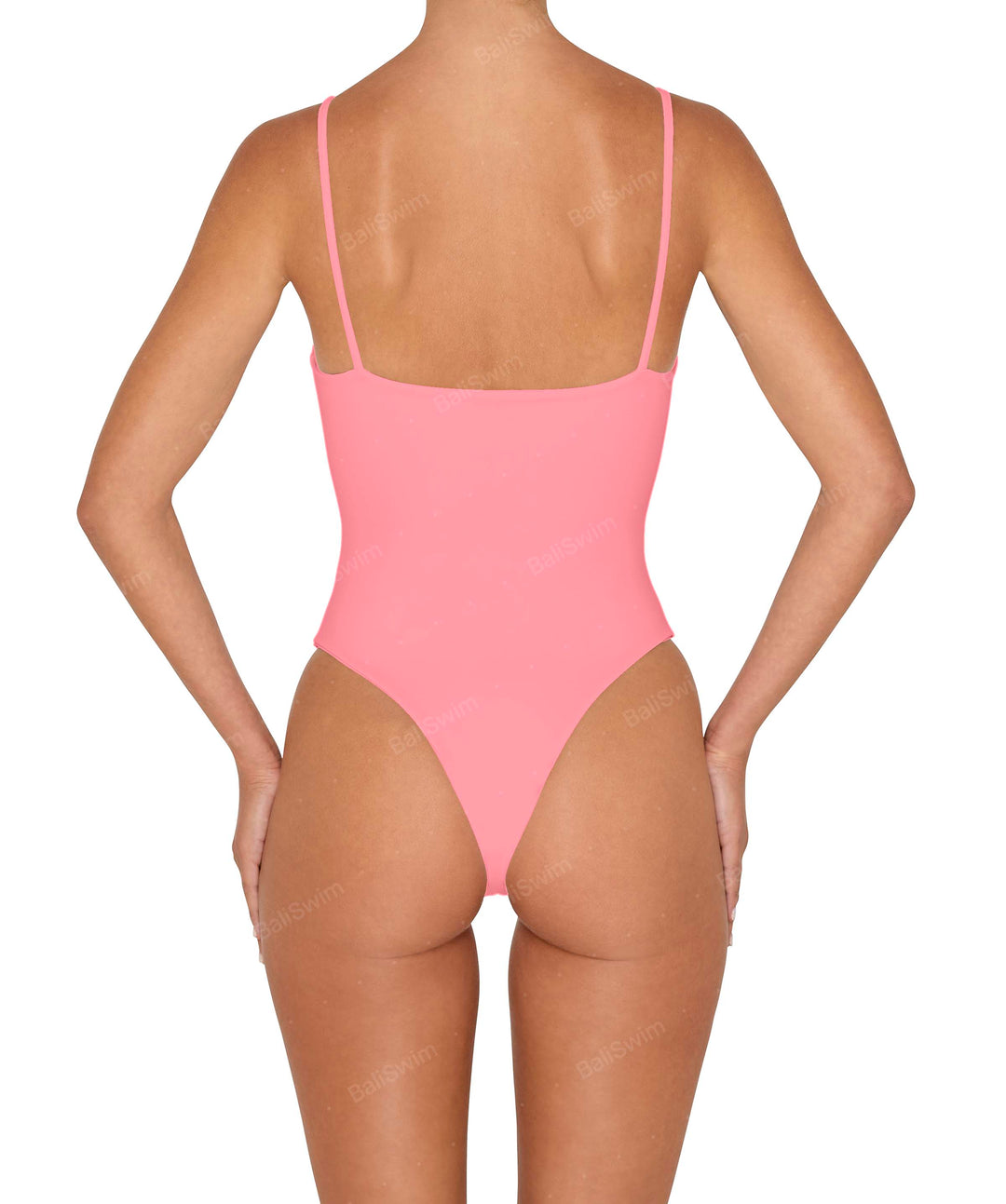 BSWS-S79 Square Neck One Piece With Rings