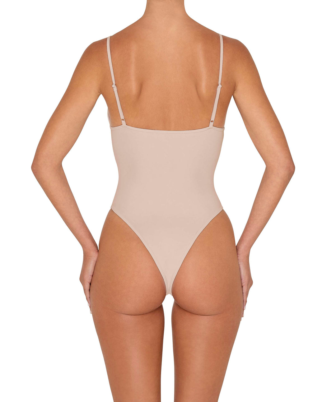 BSWS-S84 Binded Plunge Neck One Piece
