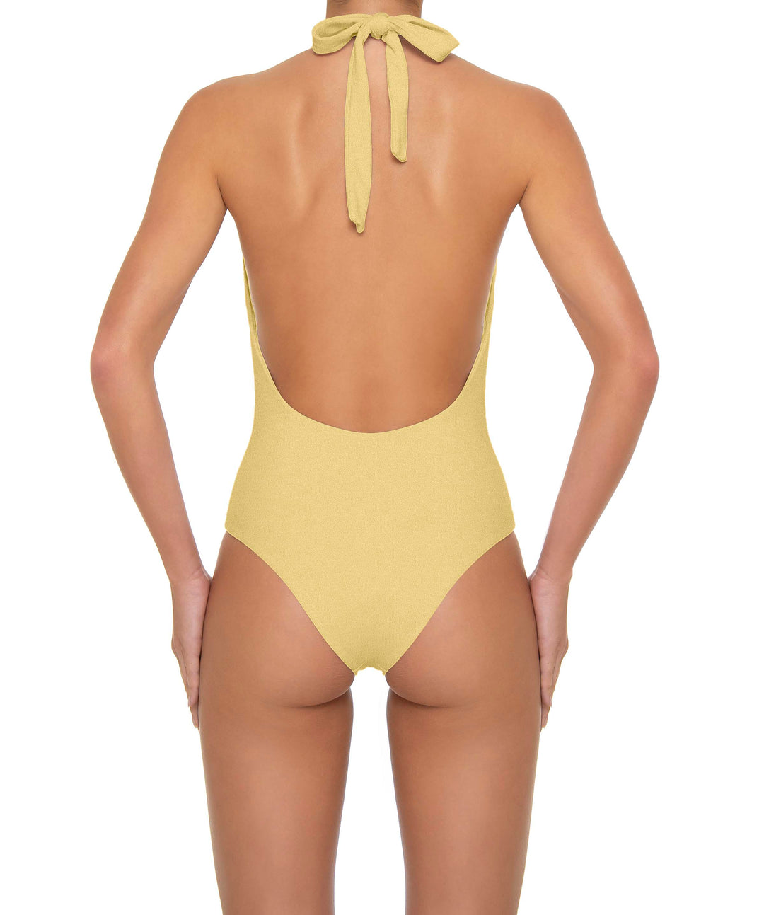 BSWS-S89 Deep Plunge Ring Halter One Piece