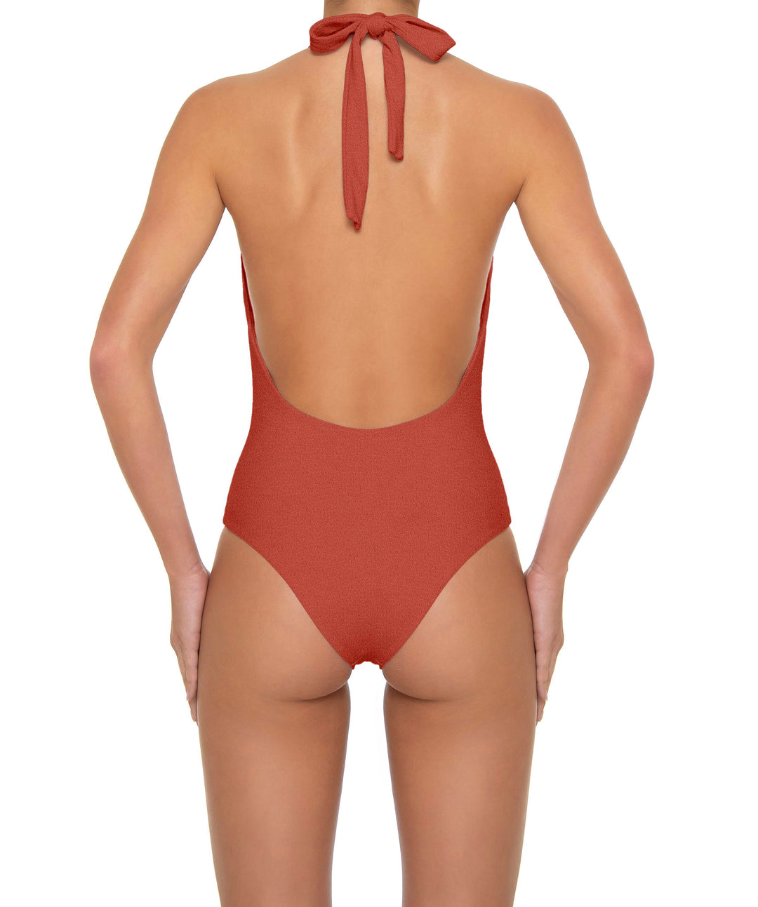 BSWS-S89 Deep Plunge Ring Halter One Piece