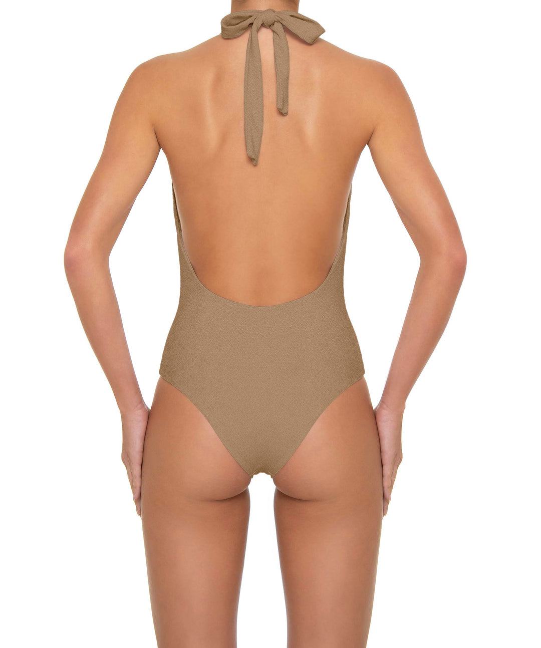 BSWS-S89 Deep Plunge Ring Halter One Piece