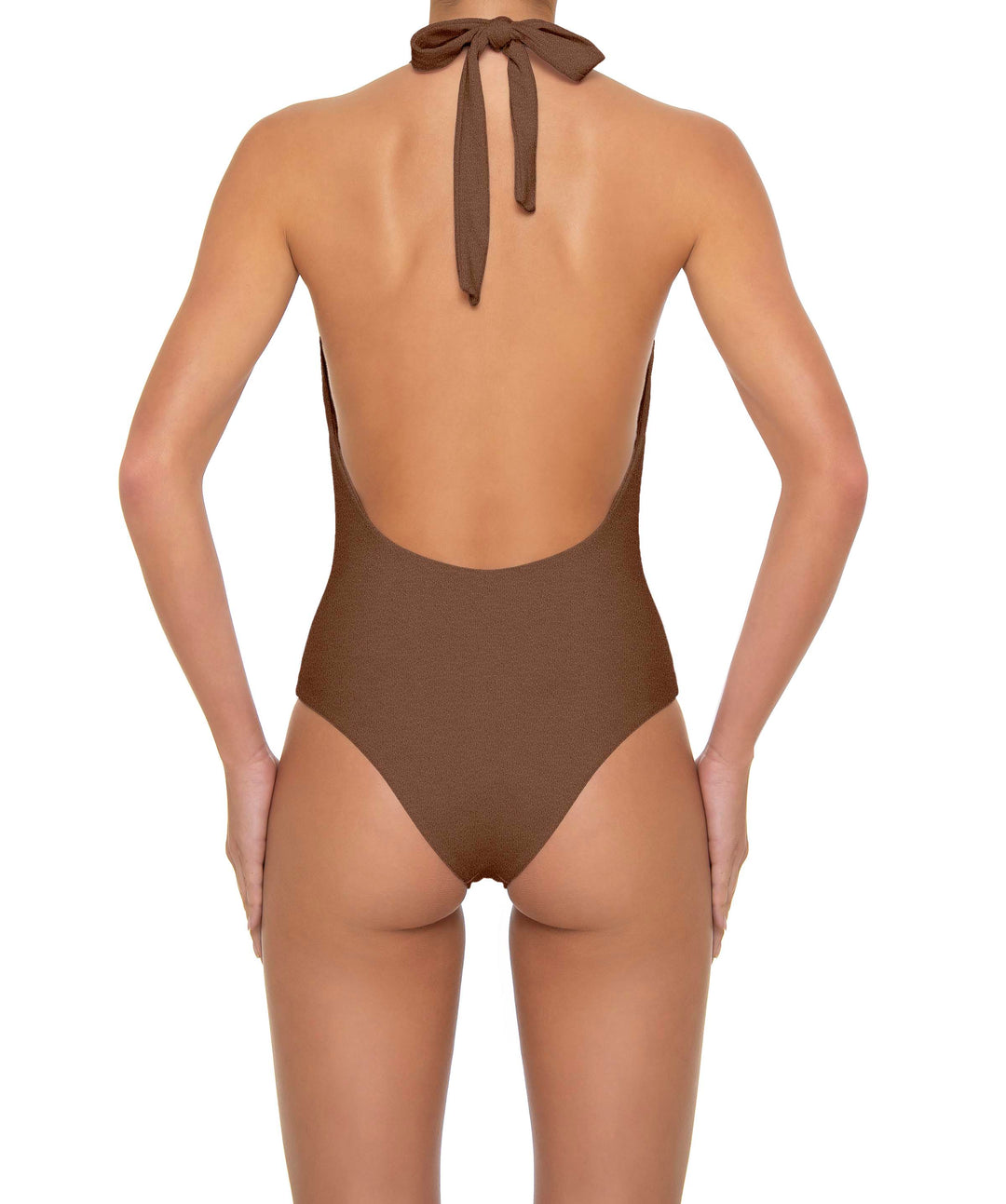 BSWS-S89 Deep Plunge Ring Halter One Piece