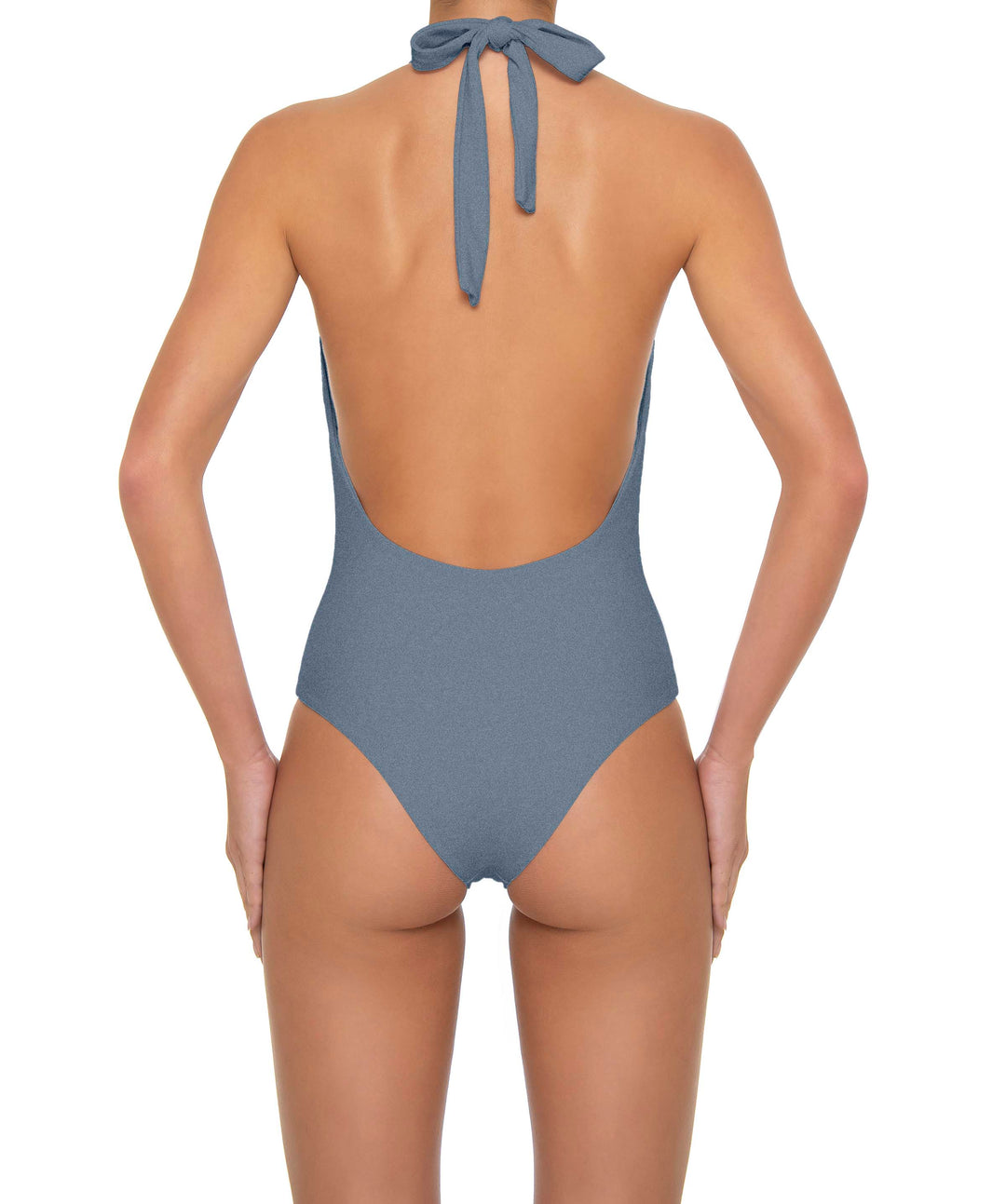 BSWS-S89 Deep Plunge Ring Halter One Piece