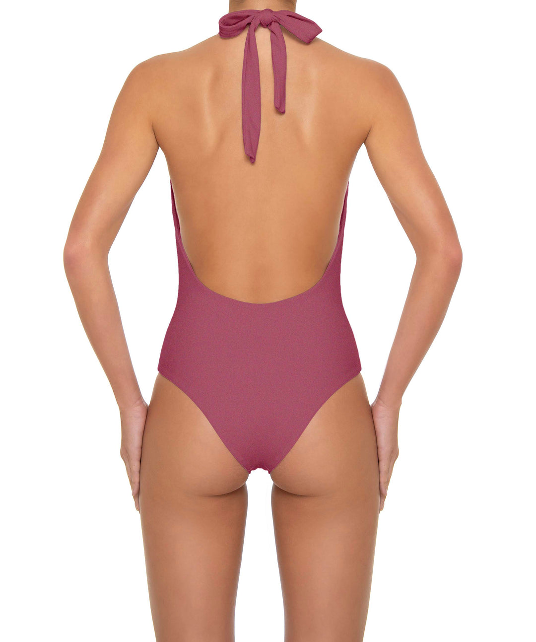 BSWS-S89 Deep Plunge Ring Halter One Piece