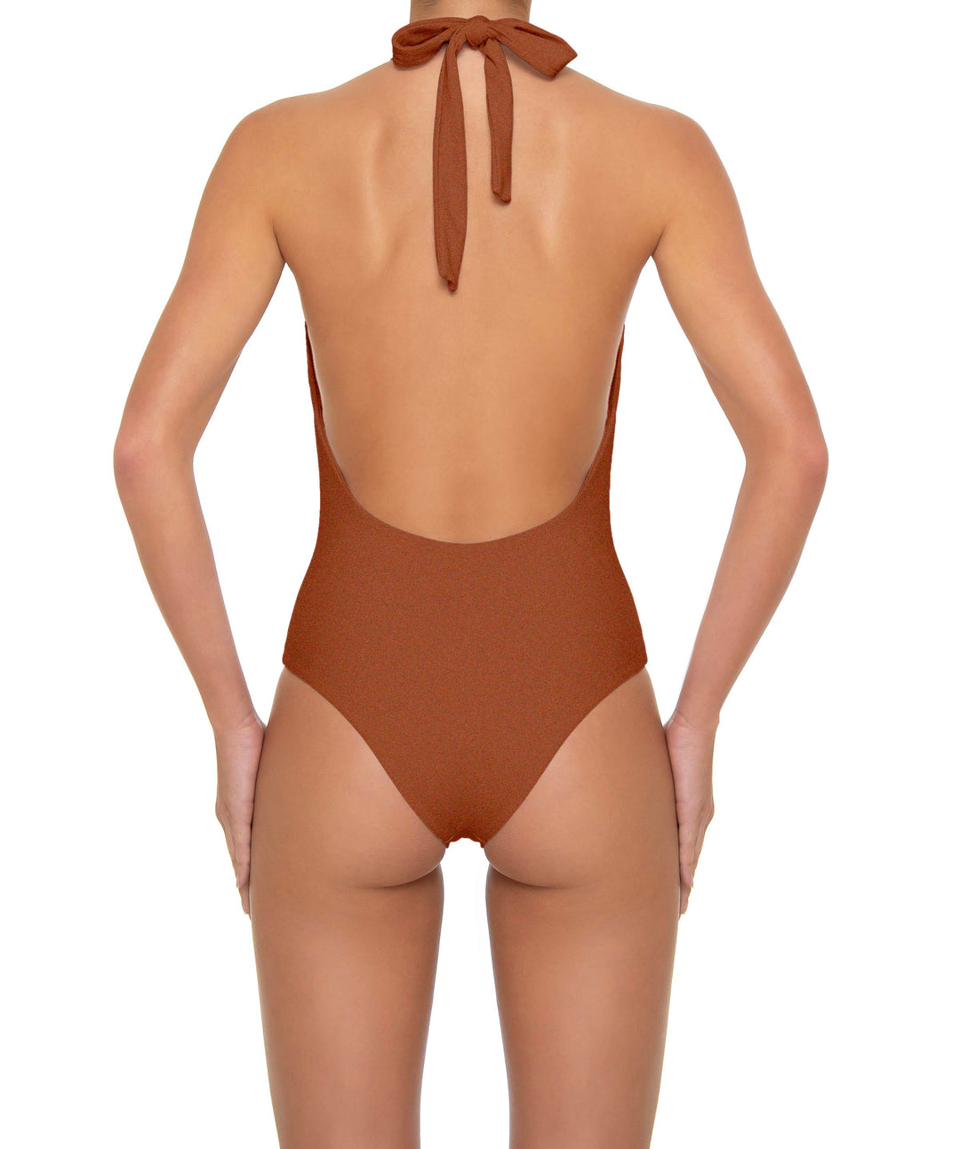 BSWS-S89 Deep Plunge Ring Halter One Piece
