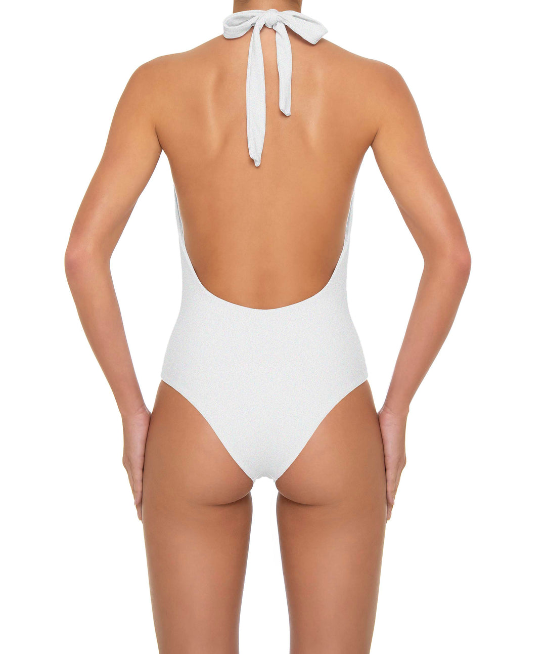 BSWS-S89 Deep Plunge Ring Halter One Piece