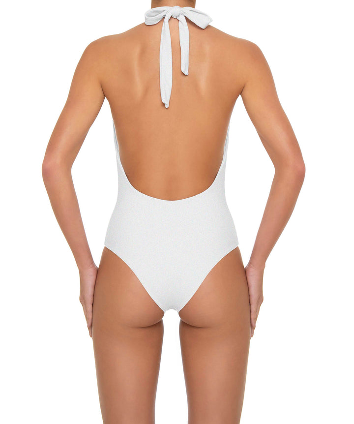 BSWS-S89 Deep Plunge Ring Halter One Piece