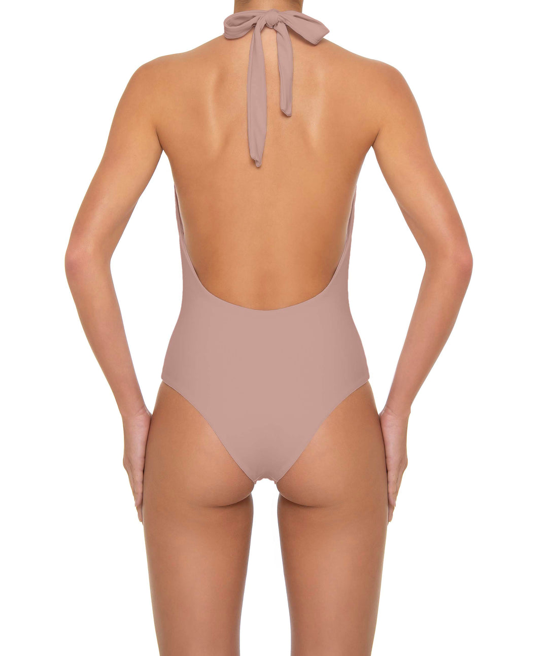 BSWS-S89 Deep Plunge Ring Halter One Piece