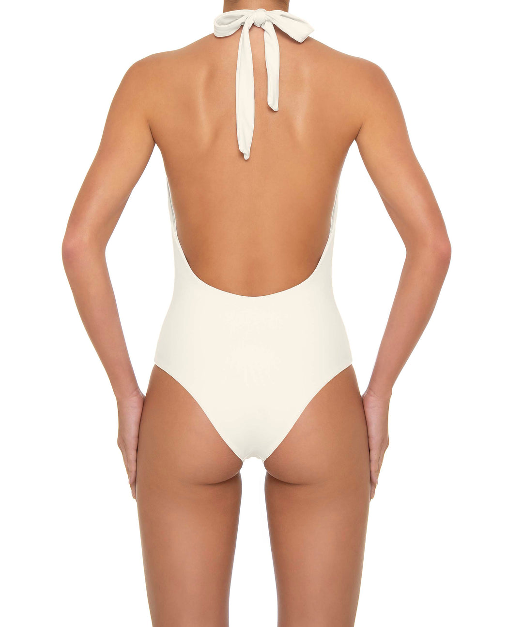 BSWS-S89 Deep Plunge Ring Halter One Piece
