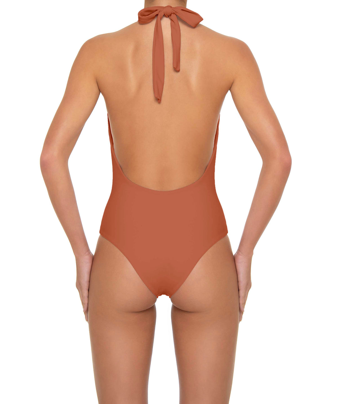 BSWS-S89 Deep Plunge Ring Halter One Piece