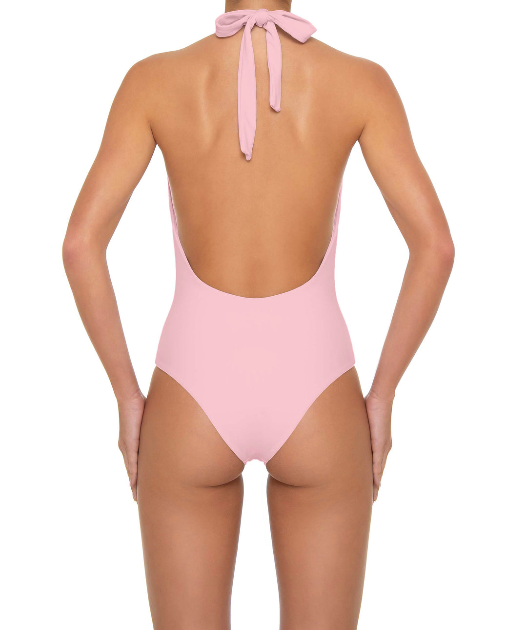 BSWS-S89 Deep Plunge Ring Halter One Piece