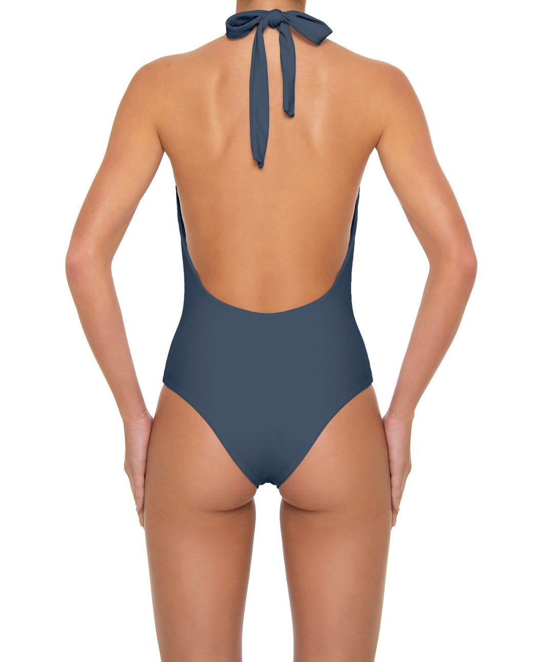 BSWS-S89 Deep Plunge Ring Halter One Piece