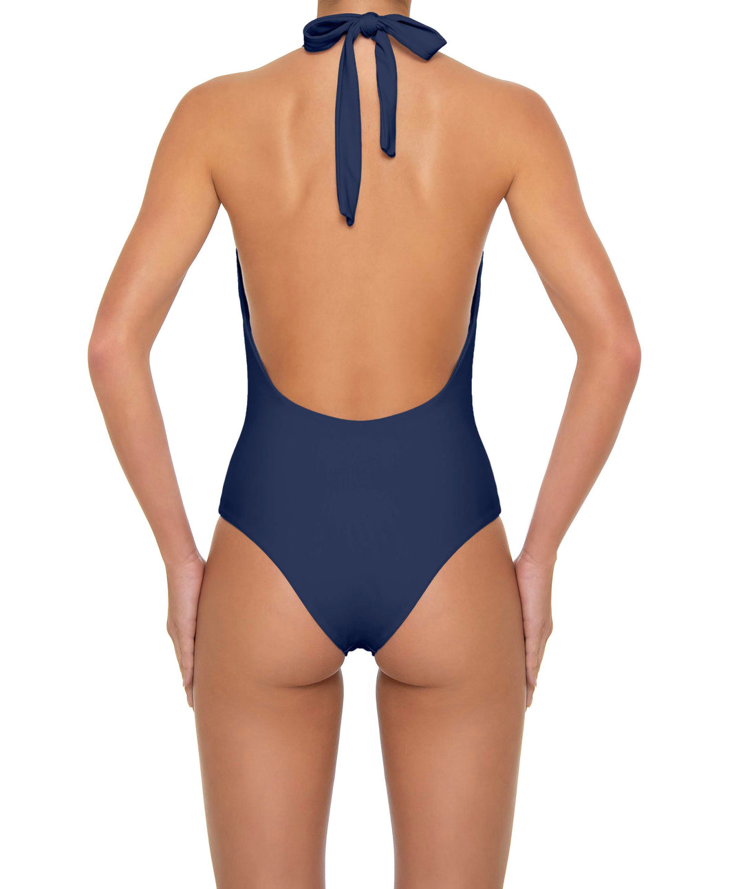 BSWS-S89 Deep Plunge Ring Halter One Piece