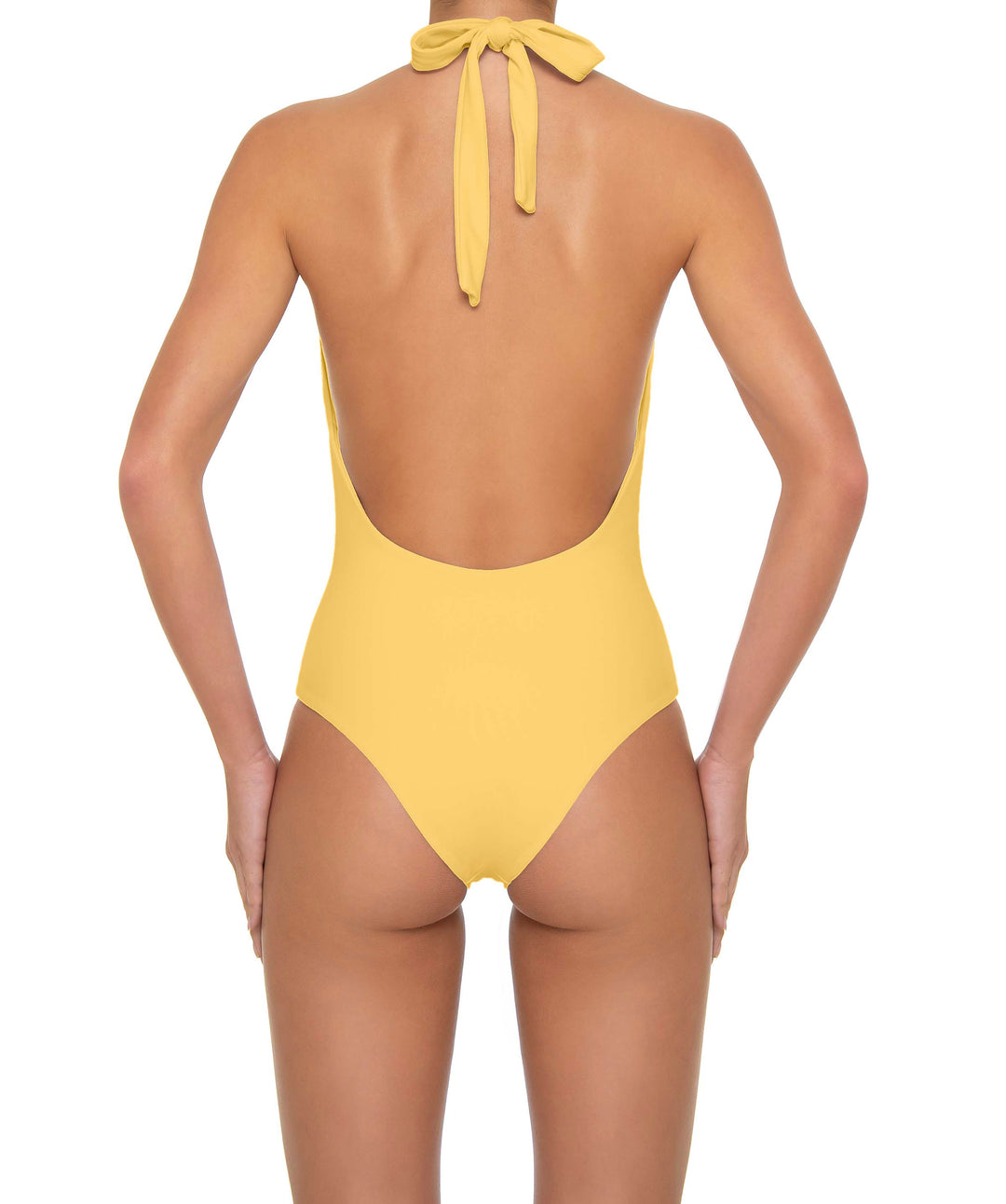 BSWS-S89 Deep Plunge Ring Halter One Piece