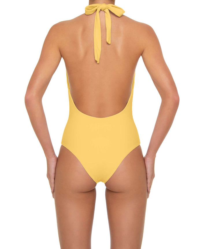 BSWS-S89 Deep Plunge Ring Halter One Piece