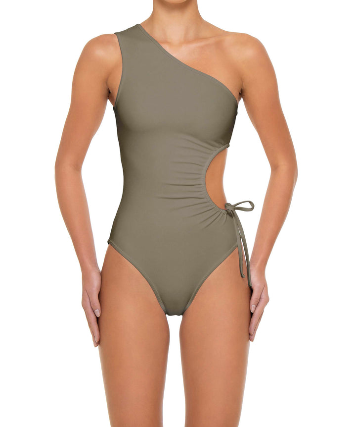 BSWS-S94 Ruched Side One Piece