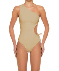 BSWS-S94 Ruched Side One Piece