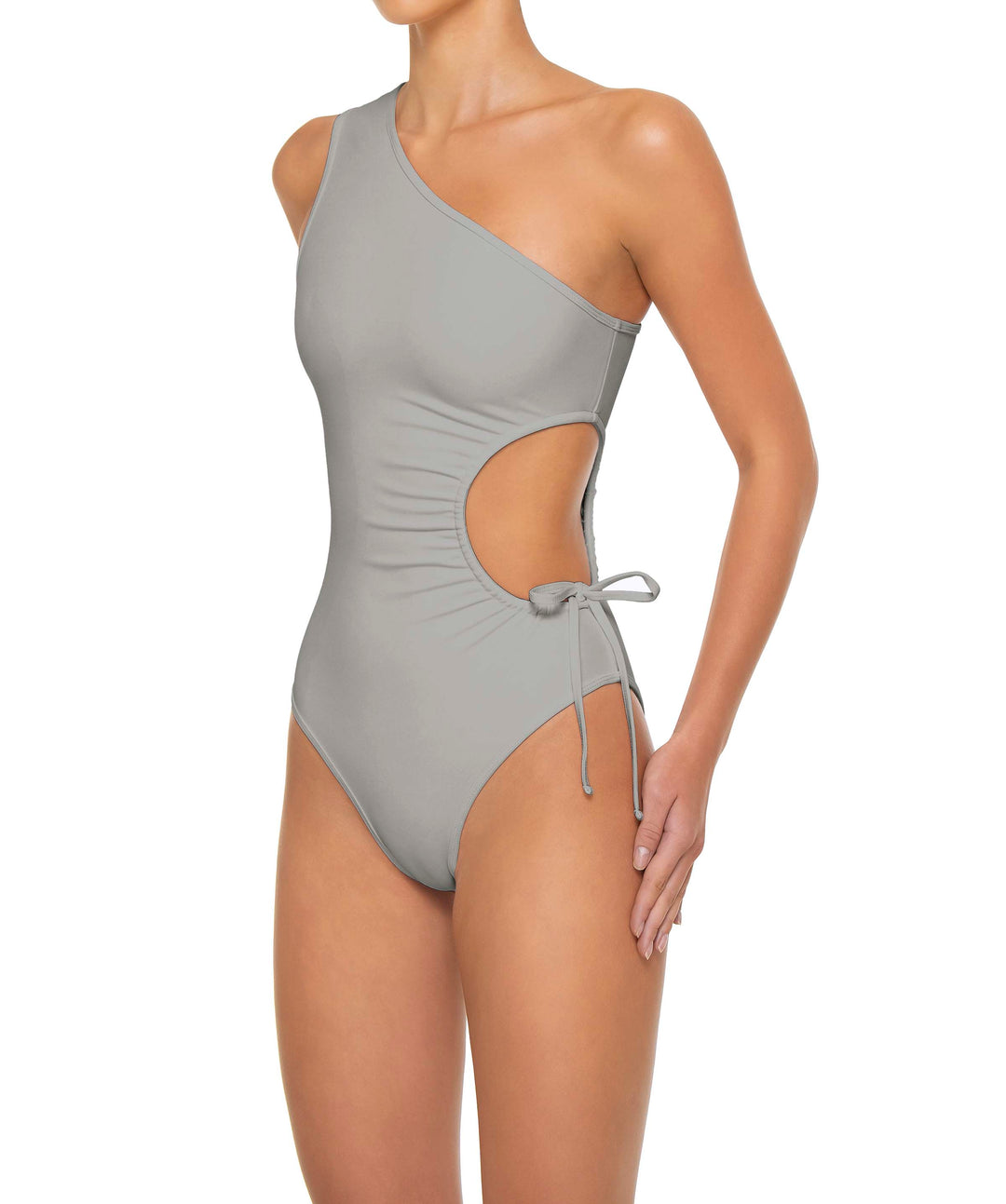 BSWS-S94 Ruched Side One Piece