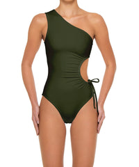 BSWS-S94 Ruched Side One Piece