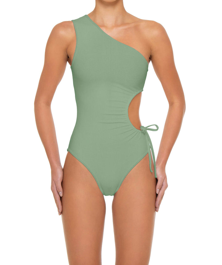 BSWS-S94 Ruched Side One Piece
