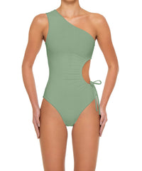 BSWS-S94 Ruched Side One Piece