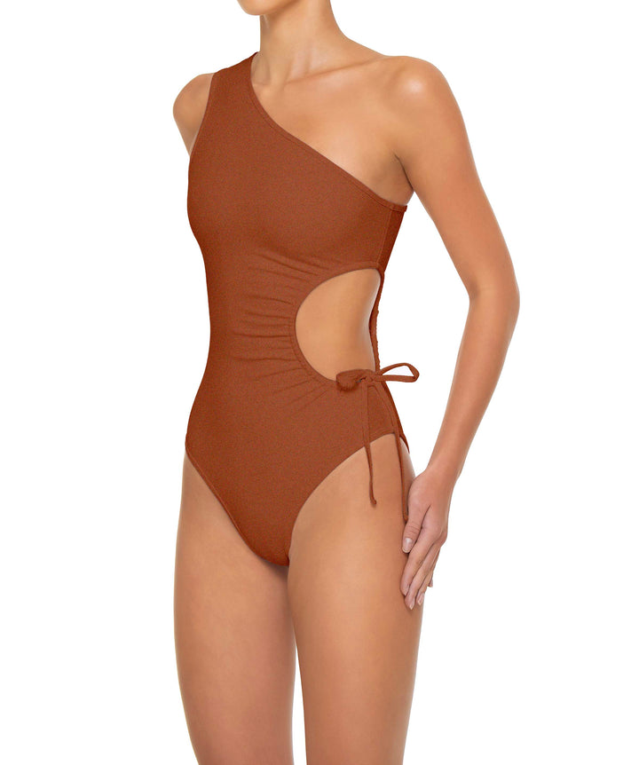 BSWS-S94 Ruched Side One Piece