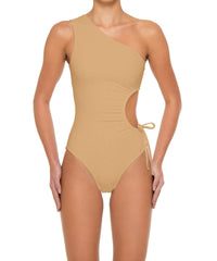BSWS-S94 Ruched Side One Piece