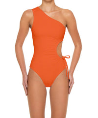 BSWS-S94 Ruched Side One Piece