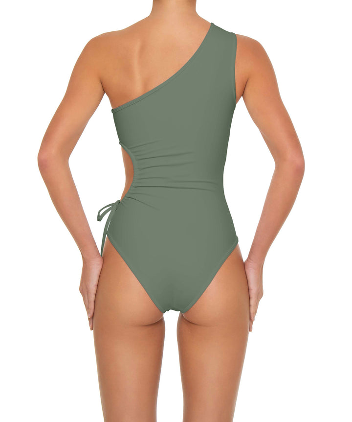 BSWS-S94 Ruched Side One Piece