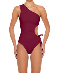 BSWS-S94 Ruched Side One Piece