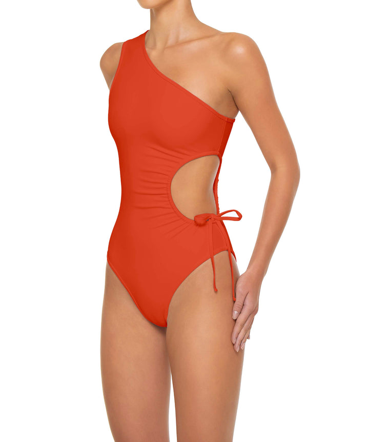 BSWS-S94 Ruched Side One Piece