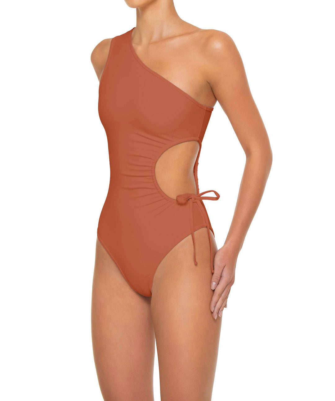 BSWS-S94 Ruched Side One Piece