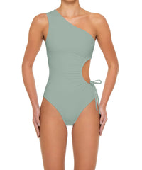 BSWS-S94 Ruched Side One Piece