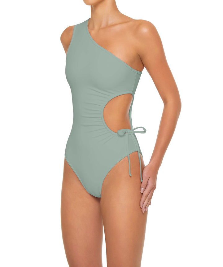 BSWS-S94 Ruched Side One Piece