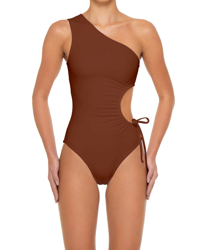 BSWS-S94 Ruched Side One Piece