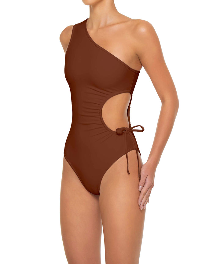 BSWS-S94 Ruched Side One Piece
