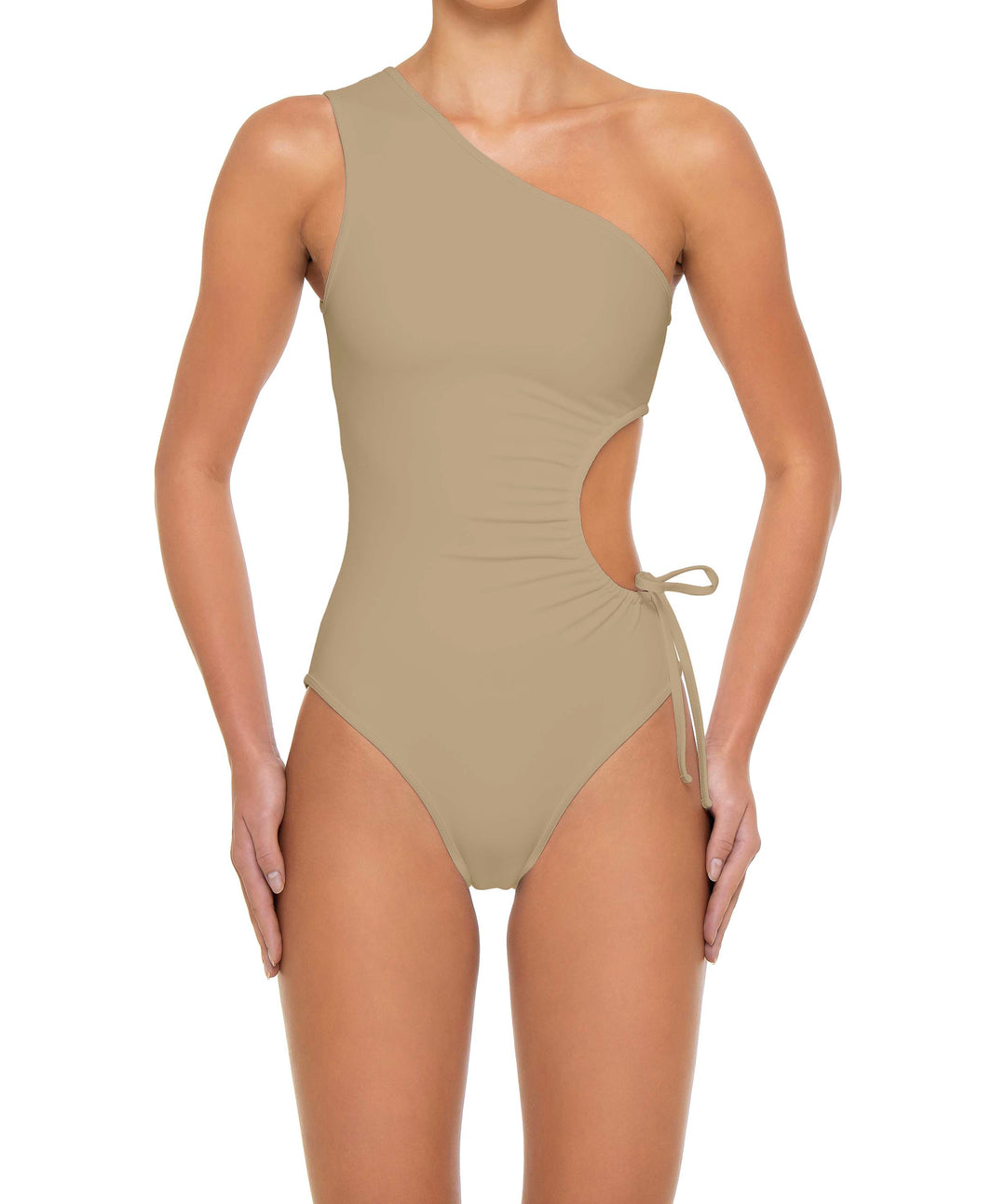 BSWS-S94 Ruched Side One Piece