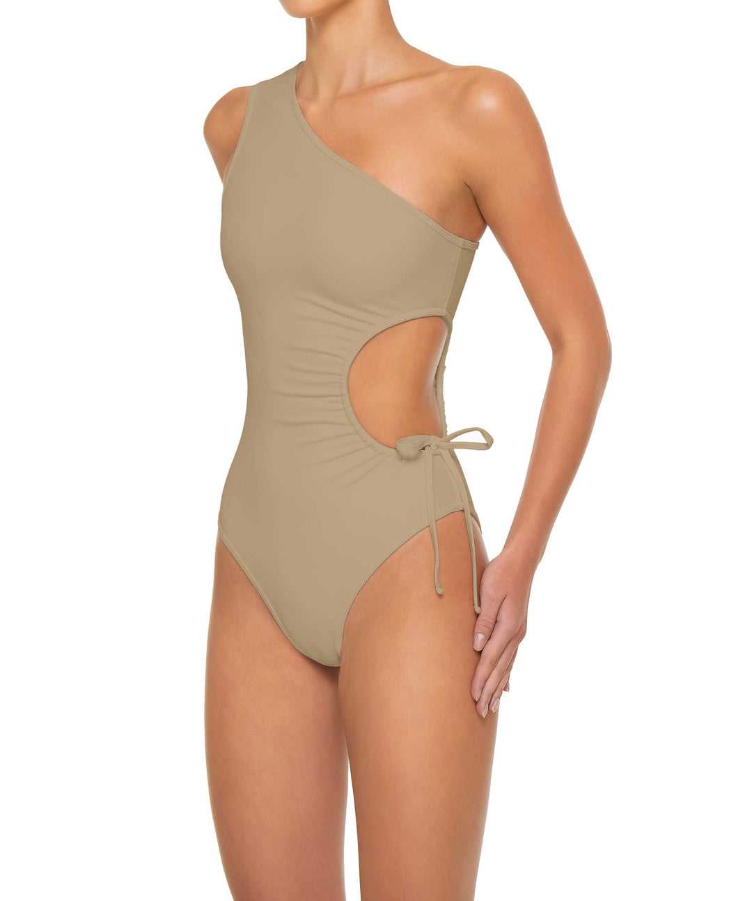BSWS-S94 Ruched Side One Piece