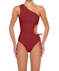 BSWS-S94 Ruched Side One Piece
