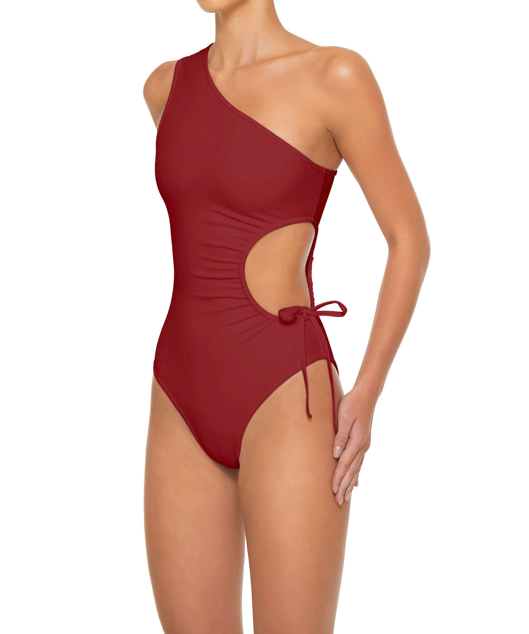 BSWS-S94 Ruched Side One Piece